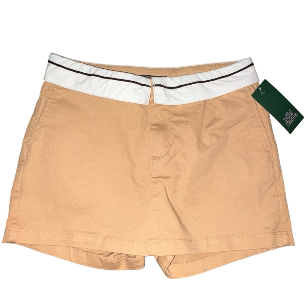 Wild Fable chino foldover skort sz 0 New